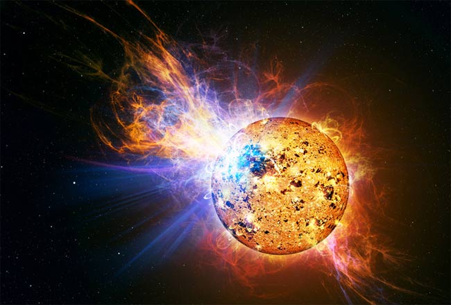 Tiny Star Unleashes Huge Explosion